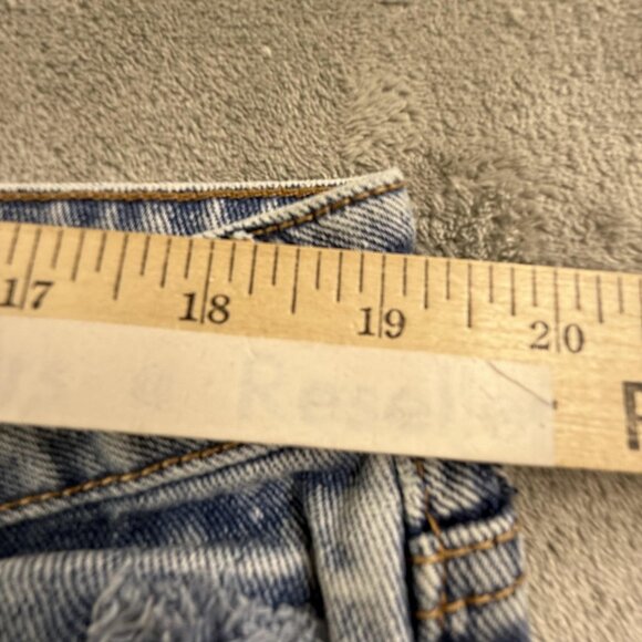 Cleo + Wolf Jeans Womens 38x36 Light Wash Ultra High Rise Ankle Straight Cotton - Picture 16 of 16